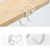 Unique Bargains Desk Hook Apricot 2 Pcs - 4 of 4
