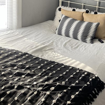 50"x60" Woven Loop Throw Blanket Stone - Design Imports : Target