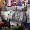 5/7 Pcs Bed in a Bag with Contrast Color Solid Design Bedding Set - 4 of 4
