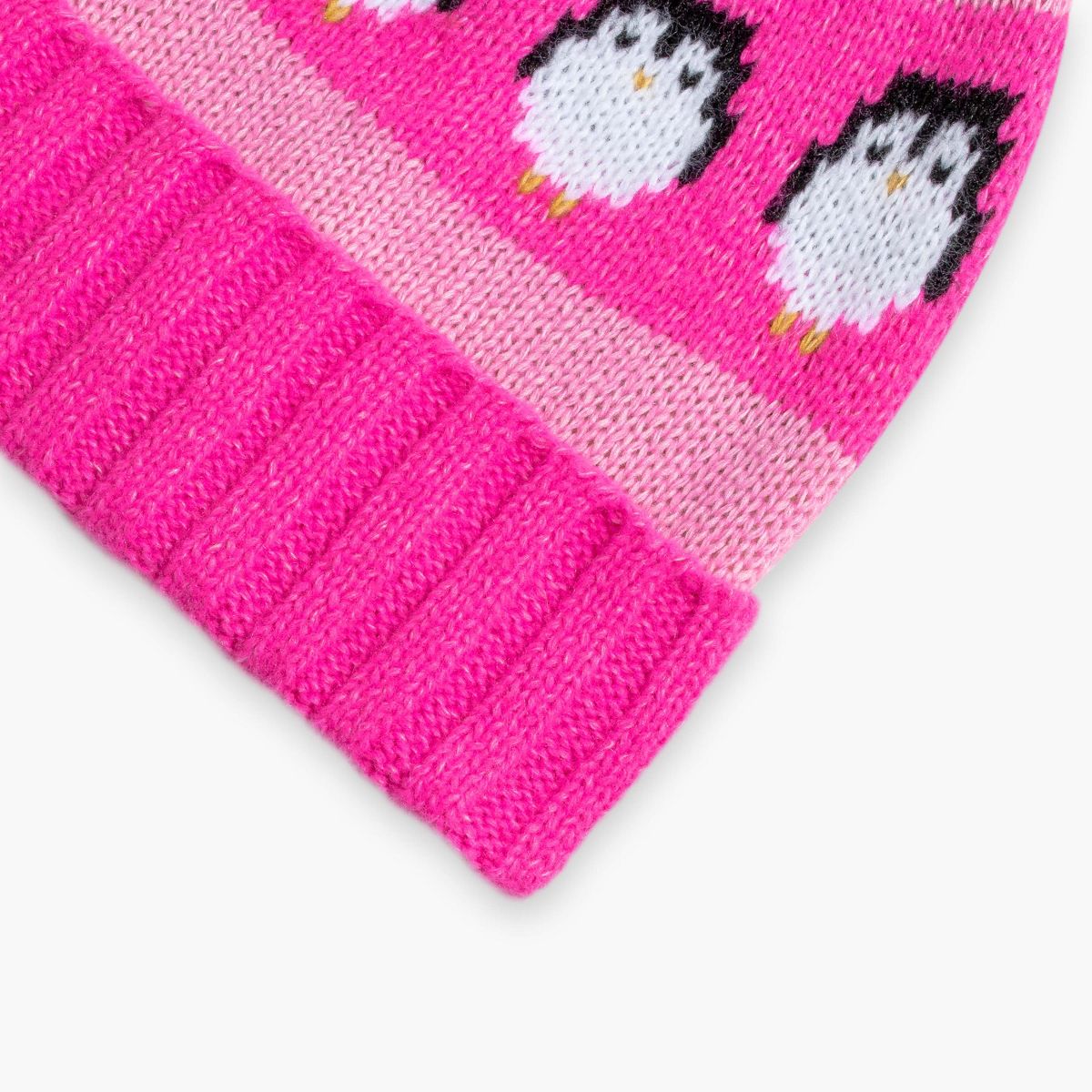 Turtle Fur Kids Recycled Pengy Pom Beanie - Winter Hat - thumbnail 3