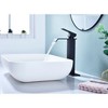 Waterfall Spout Bathroom Sink Single Handle Faucet with Pop-Up Drain (No Overflow) Bathroom Sink Faucets - image 2 of 4