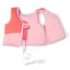 Sunnylife Kids Swim Vest 1-2 - Melody the Mermaid, Neon Strawberry, 33lb Cap - 3 of 4