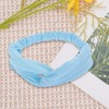 Unique Bargains Women's Simple Solid Elastic Cross Headwrap 1 Pc - 4 of 4