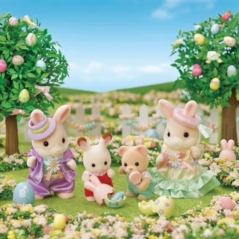 Calico Critters Easter Celebration Set, Limited Edition Dollhouse Playset with 2 Collectible Figures and Accessories, 3 of 5