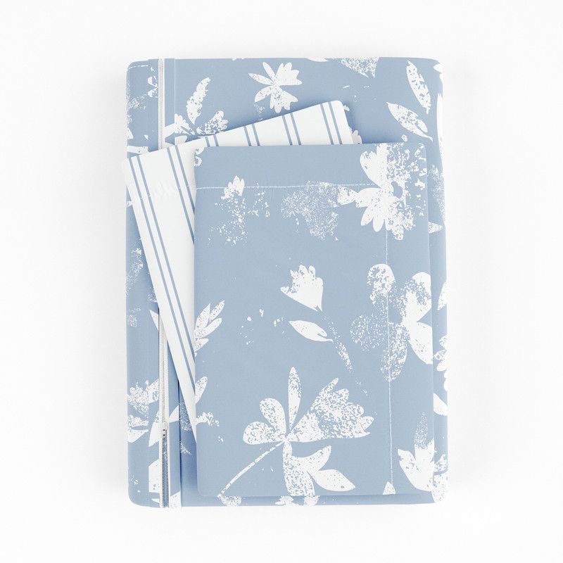 Soft Farmhouse Florals Premium 3PC Duvet Cover & Shams Set, Ultra Soft, Easy Care - Becky Cameron, 6 of 16