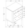 Coaster,Arini 3-drawer Nightstand - 3 of 4