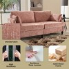 MOONMISS chenille 2-seater wood-legged sofa with LED light, USB charging port and storage bag Living room Bedroom Study room - 2 of 4