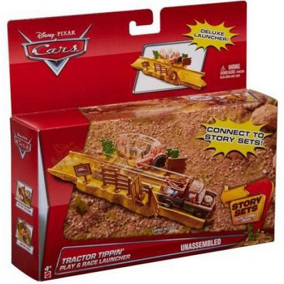 cars tractor tippin track set