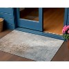 HomeRoots 3' X 5' Rust And Gray Abstract Washable Indoor Outdoor Area Rug - 2 of 4