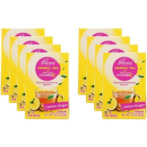 Journey Leaf Tea Lemon Ginger - Case of 8 - 1.24oz - 1 of 2