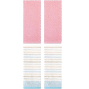 REGALWOVEN 4 Pcs Cotton Soft Comfortable Absorbent Striped Hand Towel - 1 of 4