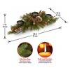 30" Frosted Berry Centerpiece Candle Holder - National Tree Company - 4 of 4