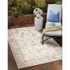 Obeetee Ava Diamond Medallion Woven Indoor/Outdoor Area Rug - 3 of 4