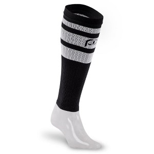 PRO Compression Calf Sleeves, Black Classic Stripe - 1 of 4