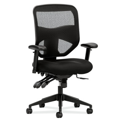 Prominent High Back Task Chair with Arms Black - HON