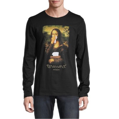 Elevenparis Mens Mona Sneeza Graphic T-Shirt