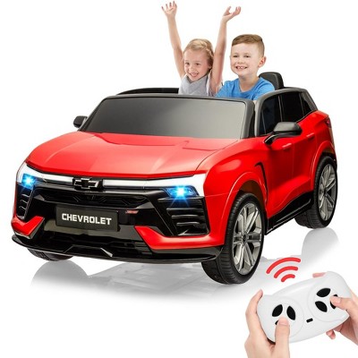 Kids Electric Ride on Car 2 Seater SUV, 24V Battery Powered Truck Licensed Chevrolet Blazer Vehicle