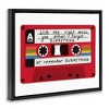 Stupell Industries With The Right Music Vintage Cassette Floating Frame Canvas Art, Black, 31" x 25" - 2 of 4