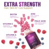 Sugar Bear Hair Gummies 5000mcg Biotin Vitamins C & E for Hair, Skin, & Nails - 60 Gummies - 2 of 4