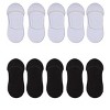 Memoi Women's 10 Pair Pack Cotton Blend Mid-Cut No-Show Liner Socks - 3 of 4