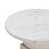 TOV Furniture Chip Marble Print Indoor / Outdoor Side Table - 4 of 4