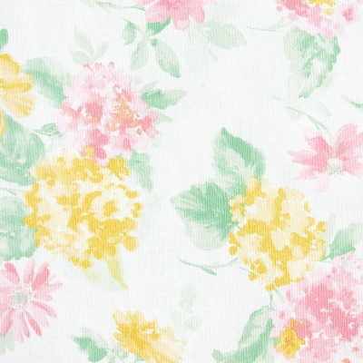 Amber Floral Pink and Yellow Cotton-Blend Placemats Set of 4