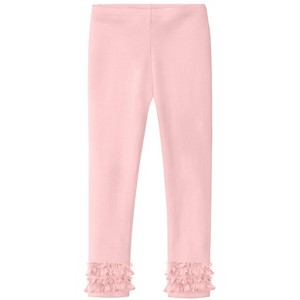 City Threads USA-Made Girls Soft Cotton Ruffle Leggings - 1 of 4