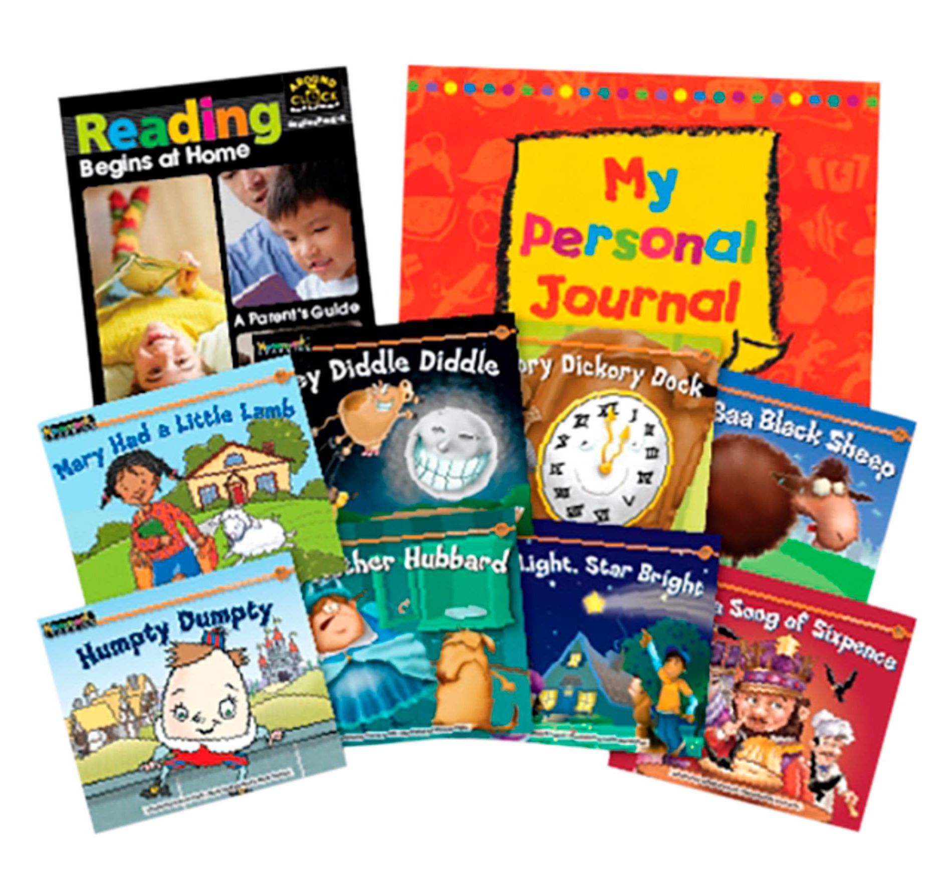 Newmark Learning Family Engagement Kit, Nursery Rhymes, Levels A-I