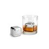 Rabbit Whiskey and Beverage Jumbo Chilling Stones Set, Chrome - image 2 of 4