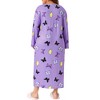 Agnes Orinda Women's Plus Size Crew Neck Long Sleeve Casual Maxi Nightgown - 3 of 4