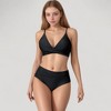 Anna-Kaci Swim Women's V-Neck Bikini Swimsuit with Crossover Top and High Waist Bottom - 2 of 4
