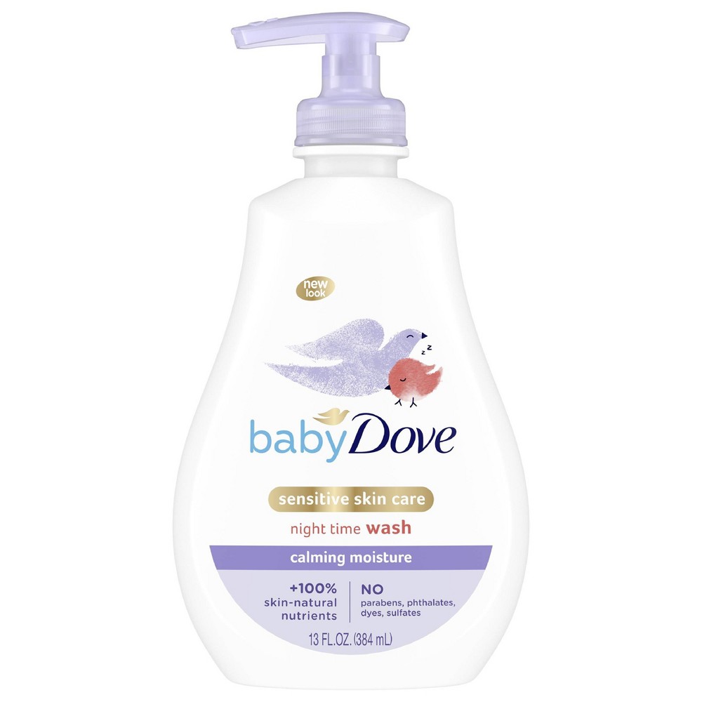 Photos - Baby Hygiene Baby Dove Calming Moisture Sensitive Skin Night Time Wash - 13 fl oz