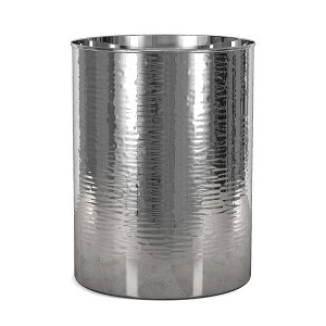 Metropolitan Metal Bathroom Wastebasket - Nu Steel - 1 of 4