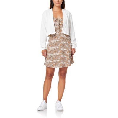 WallFlower Women's 2-Piece Cardigan and Dress Set