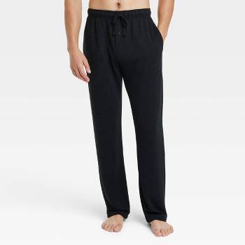 Real Essentials 3 Pack: Men's Cotton Jersey Soft Jogger Sleep Lounge Pajama  Drawstring & Pockets (Available in Big & Tall)