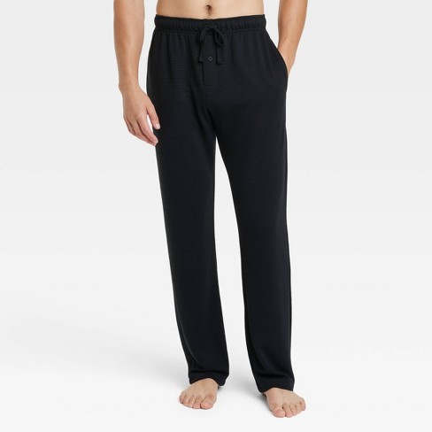 Men's Big & Tall Ottoman Elevated Knit Pajama Pants - Goodfellow & Co™  Black MT