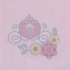 NoJo Disney Sweet Princess Pink and Light Blue Enchanted Carriage Super Soft Baby Blanket - 3 of 4