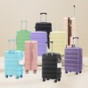 Gulches
 HIFINE TOURIST 20"/24"/28" 3 pcs/set in ABS Spinner Wheel Luggage, Carry on Suitcase, Matching Color, TSA Combination Lock (Blue+Purple) - 4 of 4