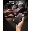 Paaaawaters typecase Wallet for Men: Rfid-blocking with Money Clip Slim Leather Bifold ID Window Smart Pop Up Card - 3 of 4