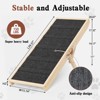 APRILSOUL Pet Ramps Wooden Dog Step with High Traction Mat and Safety Side Rails - 2 of 4