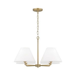 Capital Lighting Parson 4 - Light Chandelier in  Matte Brass - 1 of 4