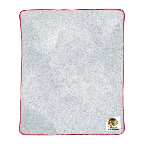 Nhl Chicago Blackhawks Two tone Faux Shearling Throw Blanket Target