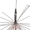 Northlight 20" LED Lighted Firework Silver Branch Hanging Decor - Red - 2 of 3