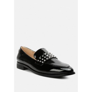 Meanbabe Semicasual Stud Detail Patent Loafers Women - 1 of 4