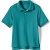Lands' End School Uniform Kids Short Sleeve Interlock Polo Shirt - 2 of 4