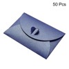 Unique Bargains Mini Envelopes Heart Clasp Cute Present Card Holder for Wedding Greeting Party 50Pcs - 3 of 4
