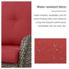 4PCS Patio Furniture Set with Fire Pit Table, Weather-Resistant Wicker Patio Fire Pit Set with Sofa, Swivel Patio Chair and 50000BTU Propane Fire Pit - 4 of 4