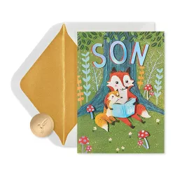 Father's Day Card Father and Son Foxes - PAPYRUS
