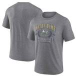 NCAA Notre Dame Fighting Irish Men's Gray Tri-Blend Short Sleeve T-Shirt