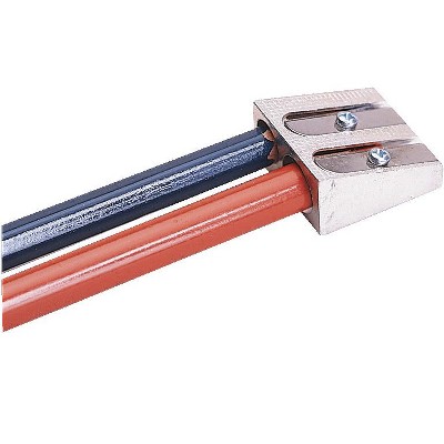 School Smart 2-Hole Handheld Pencil Sharpeners, Silver, pk of 12